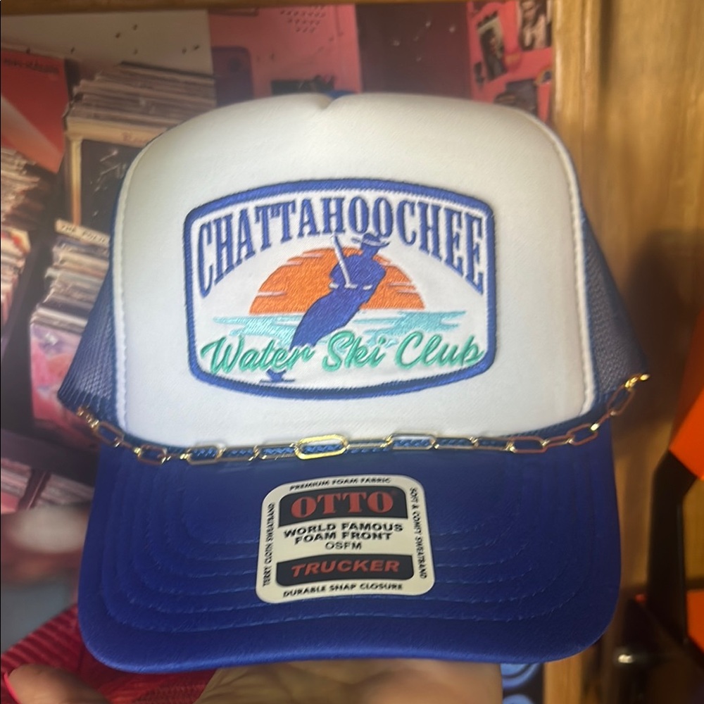 OTTO Blue and White Trucker Hat